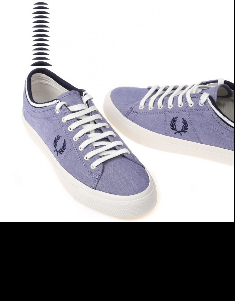 FRED PERRY Kendrick Tipped Navy Blue