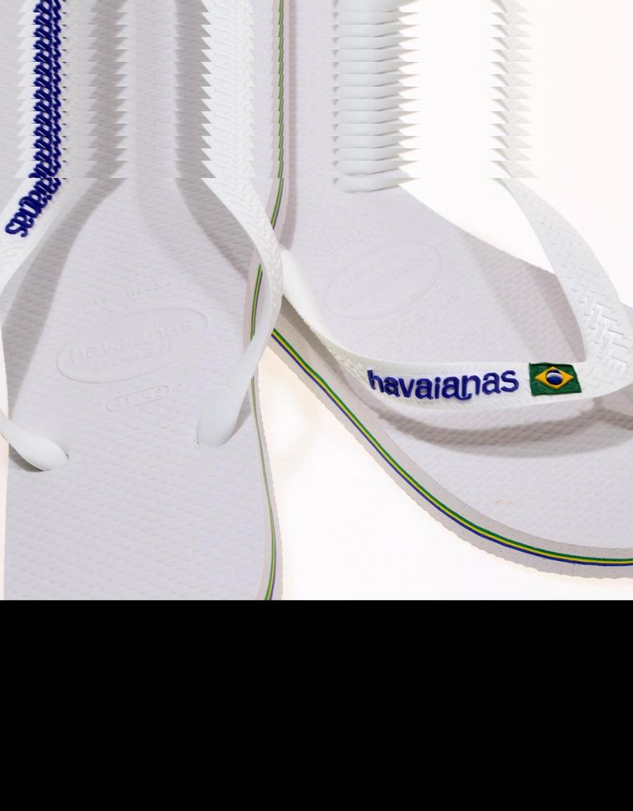 HAVAIANAS Brasil Logo White