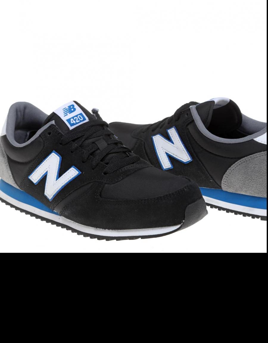 New Balance U420 Nkb, zapatillas Negro Lona 56985