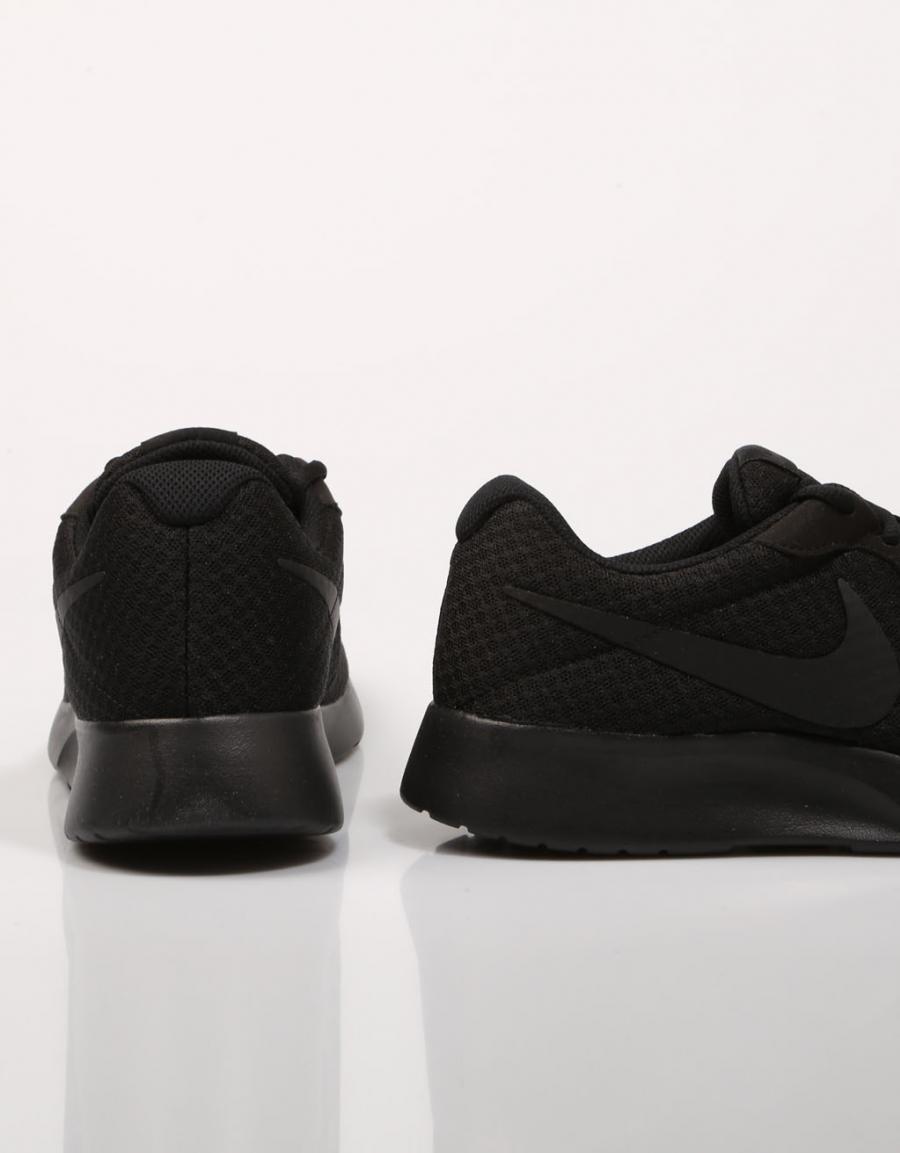 al menos código Morse motivo Nike Tanjun, zapatillas Negro Lona | 57906