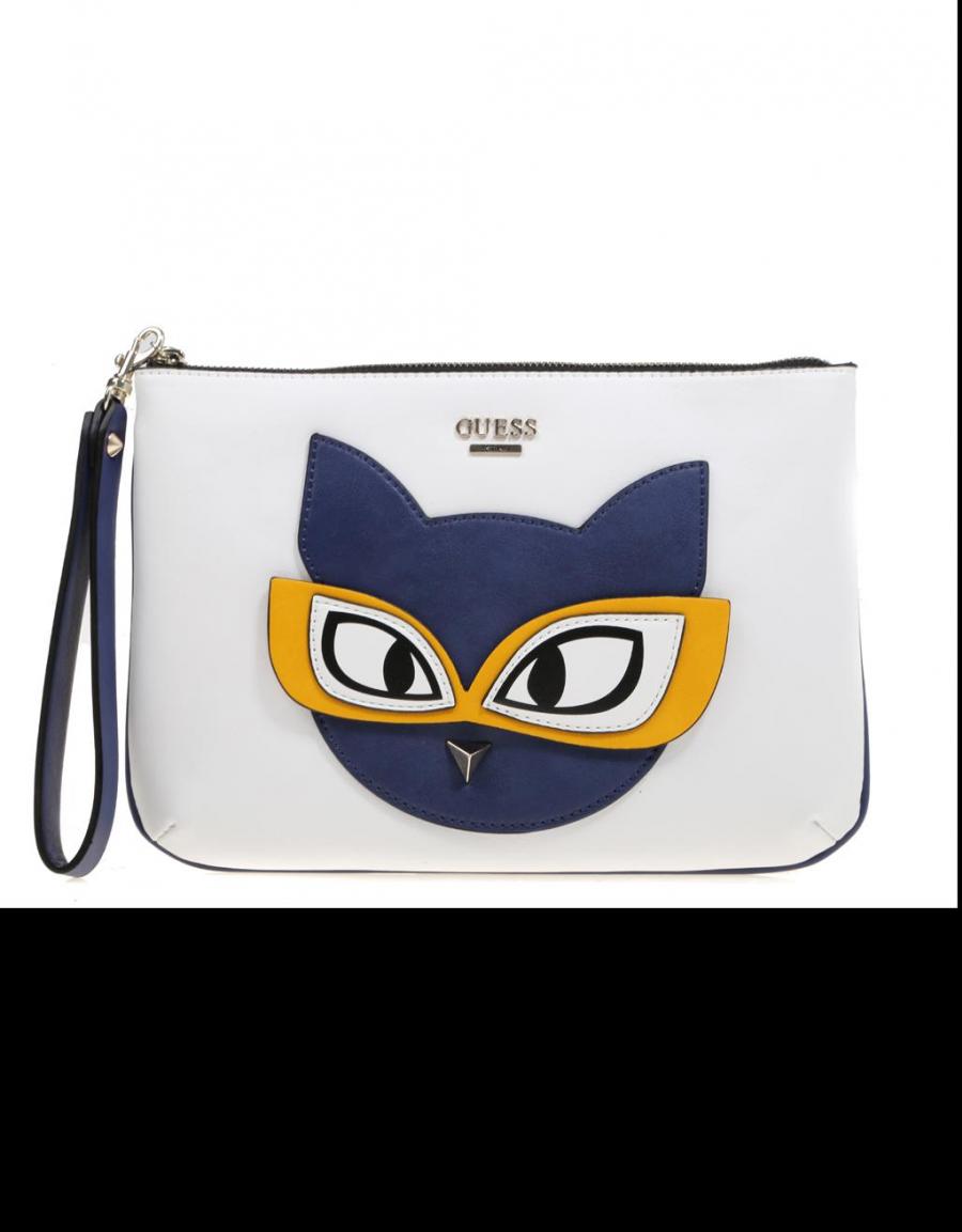 GUESS BAGS Clare Pouch White