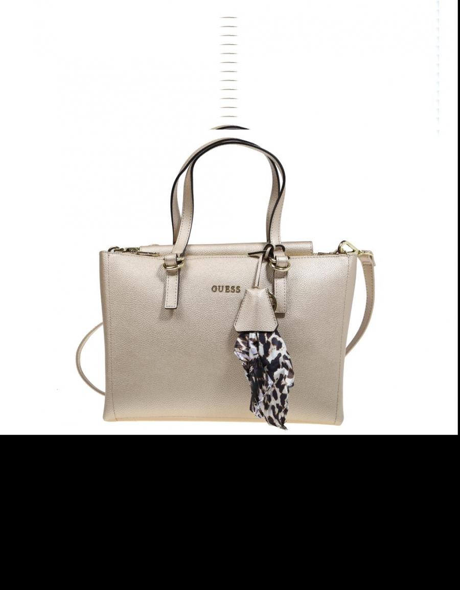 GUESS BAGS Tulip Status Satchel Ouro