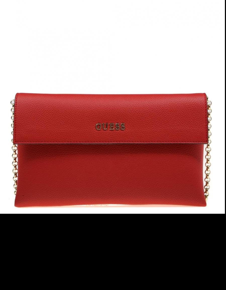 GUESS BAGS Tulip Envelope Clutch Rouge