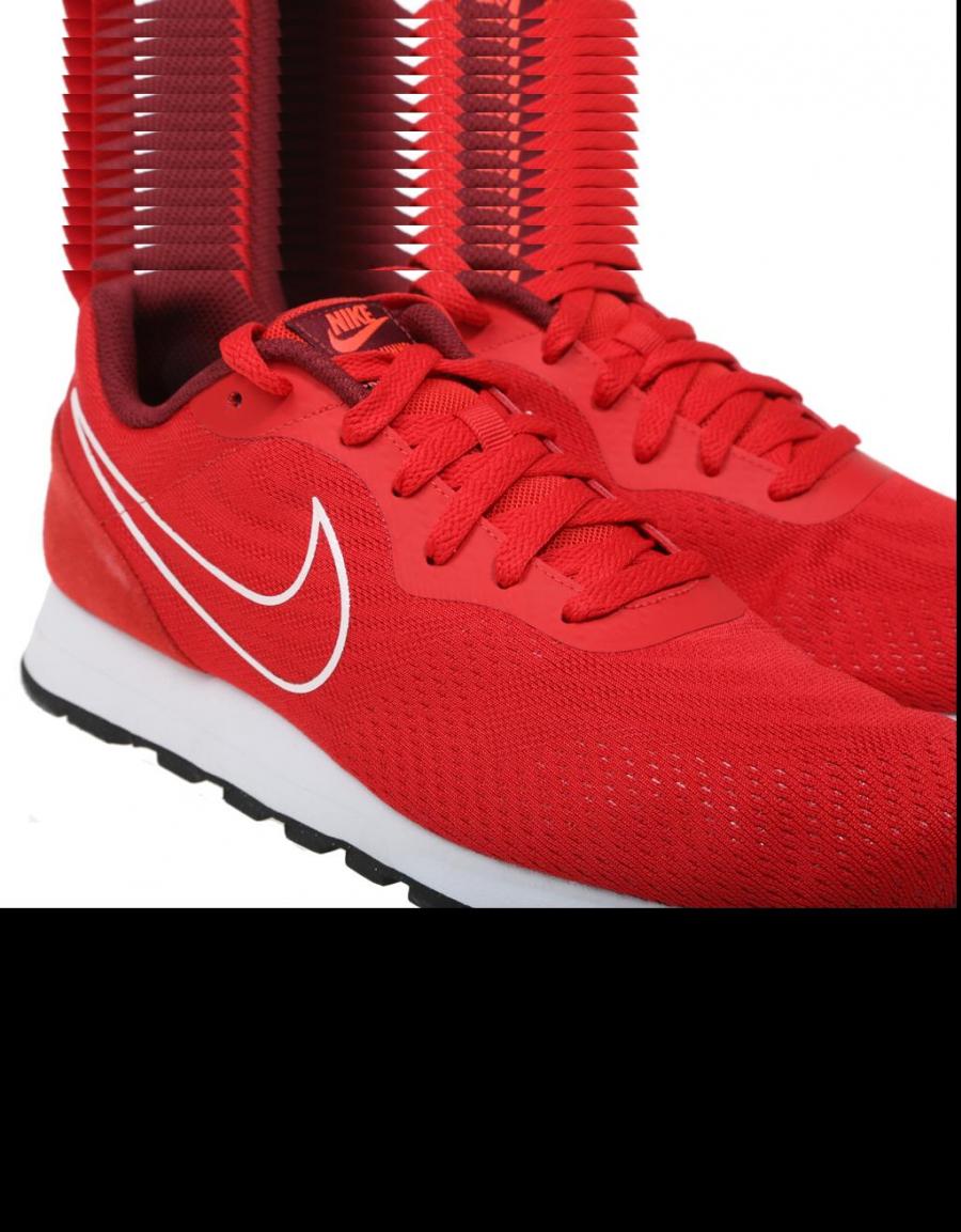 Custodio Obediencia Indomable Nike Md Runner 2 Br, zapatillas Rojo Lona | 63030