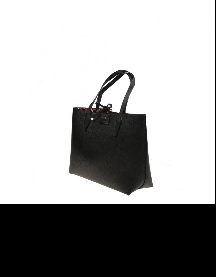 GUESS BAGS Bobbi Inside Out Tote Black