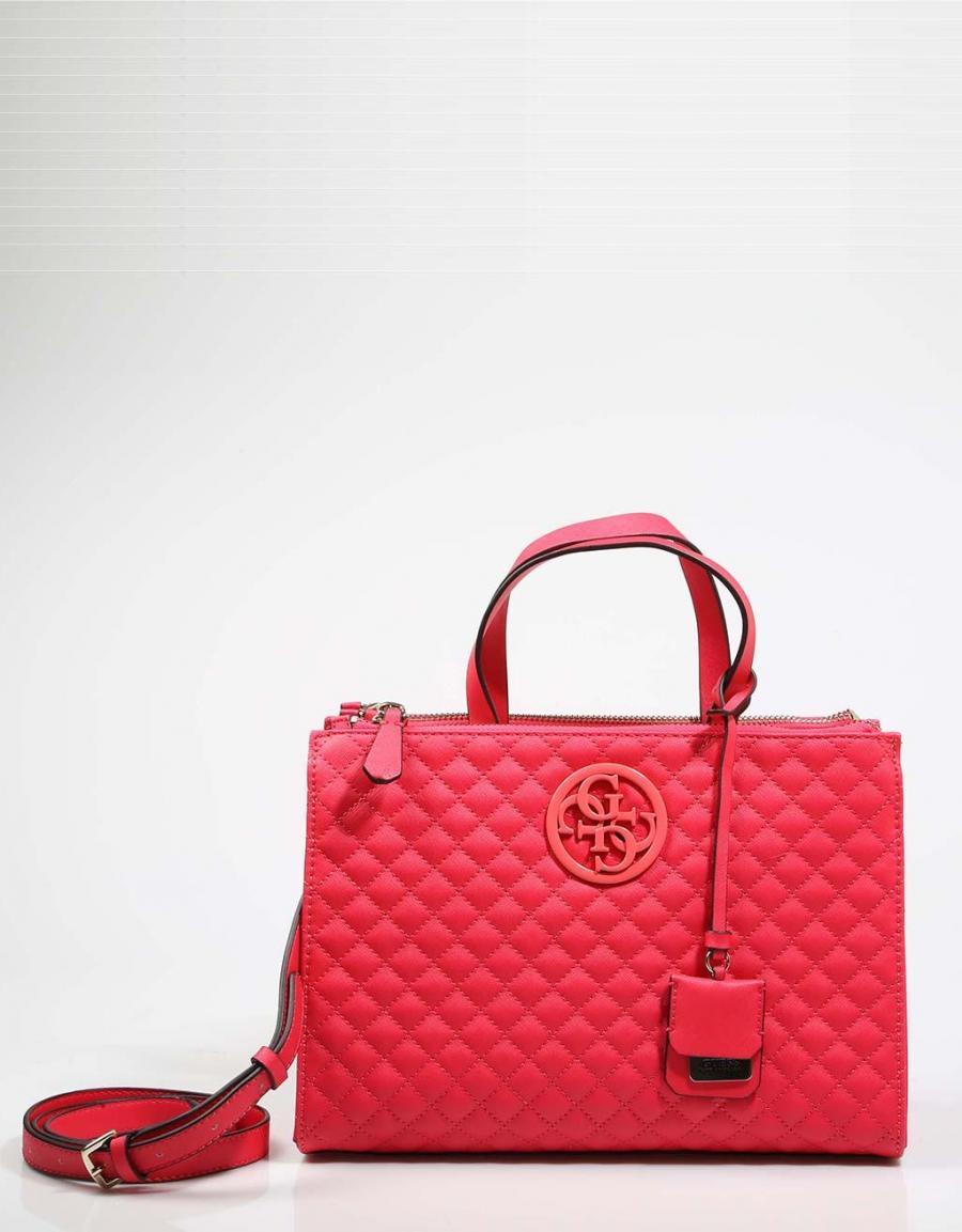GUESS BAGS G Lux Status Satchel Fuxia