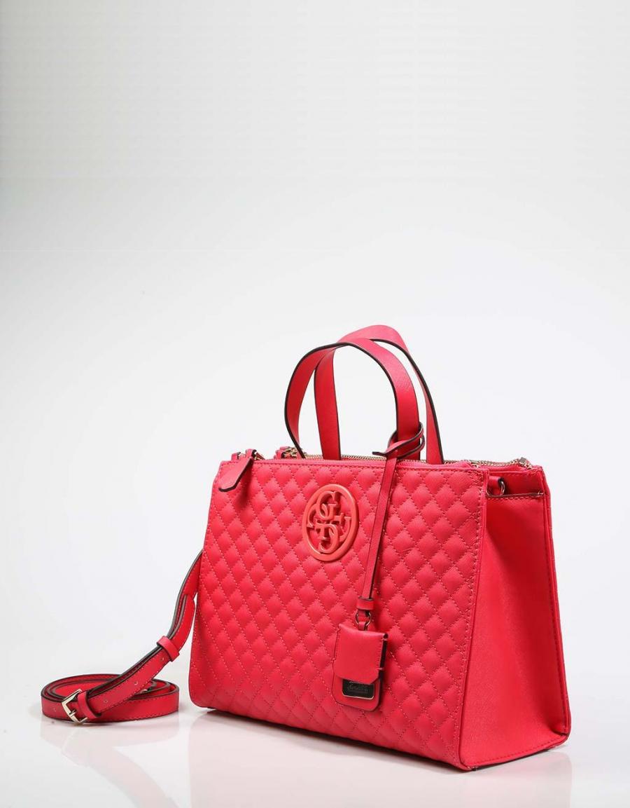 GUESS BAGS G Lux Status Satchel Fuxia