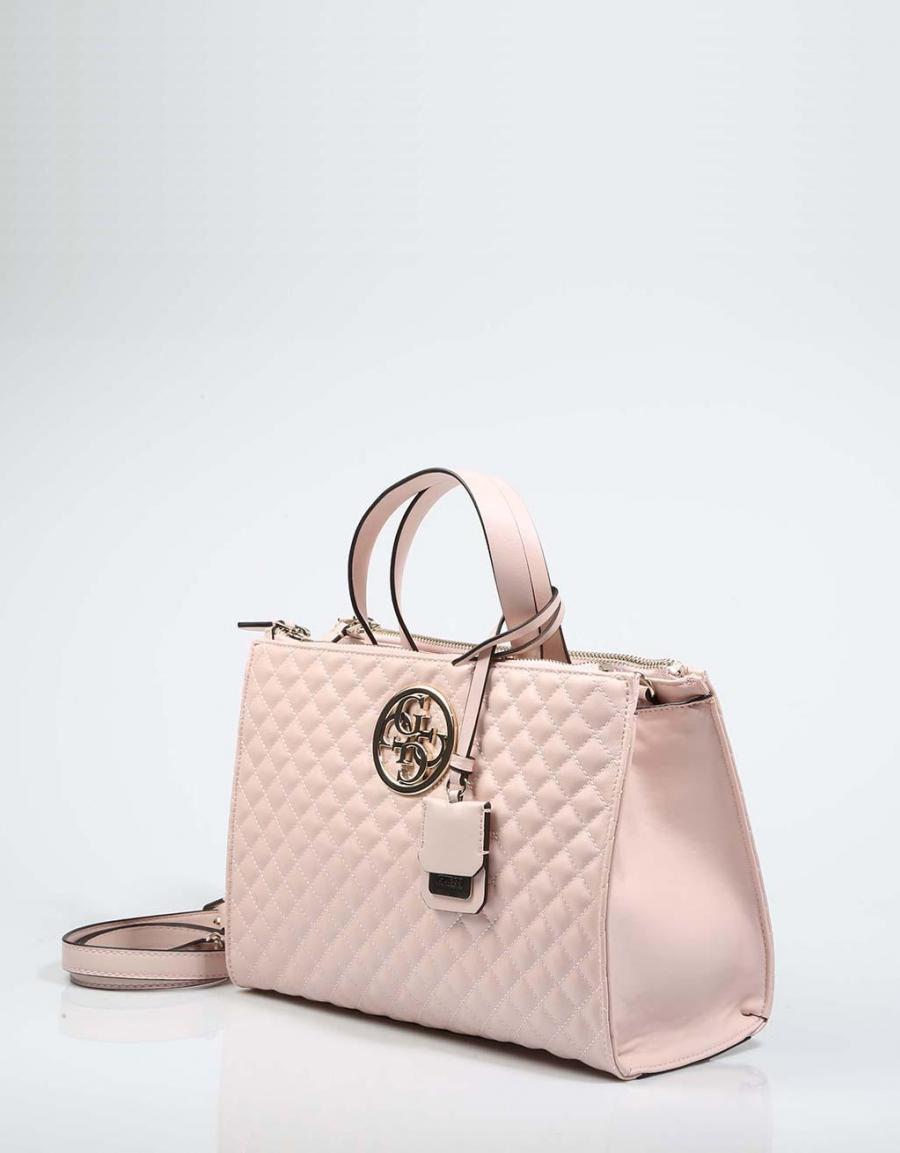 GUESS BAGS G Lux Status Satchel Pink