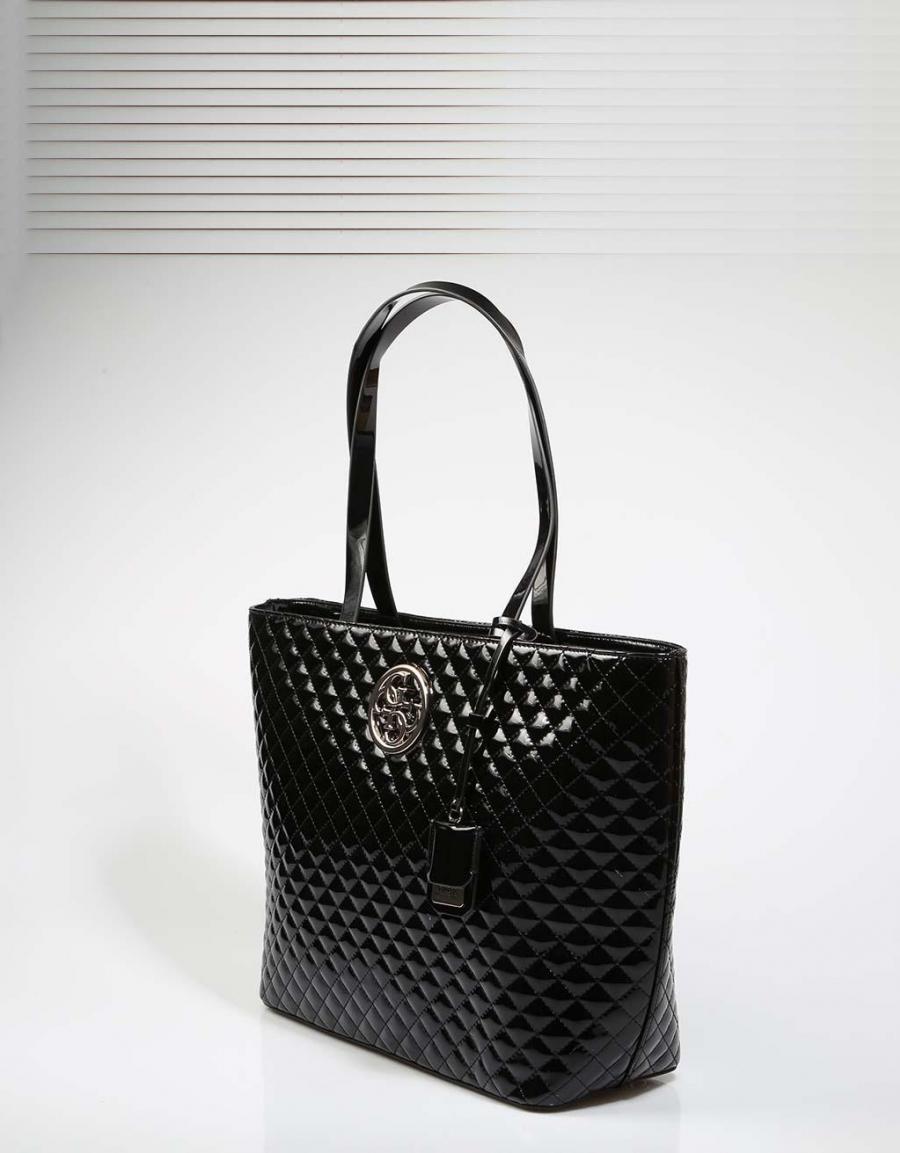 GUESS BAGS G Lux Large Tote Noir