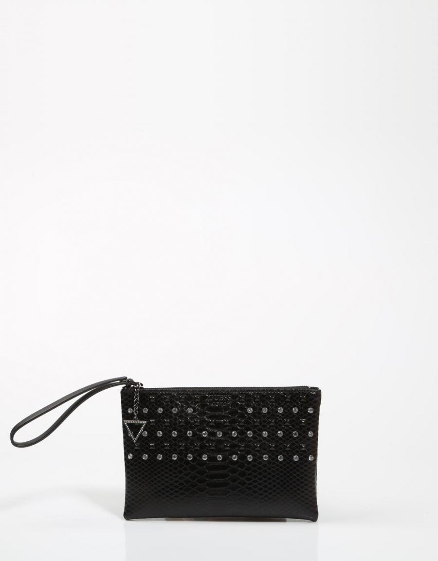 GUESS BAGS Aver After Crossbody Clutch Black