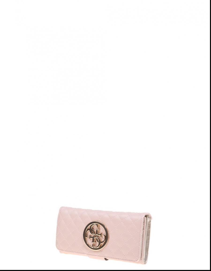 GUESS BAGS G Lux Slg File Clutch Rose
