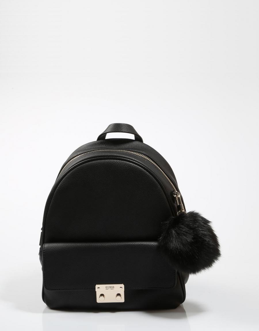 GUESS BAGS Varsity Pop Backpack Negro