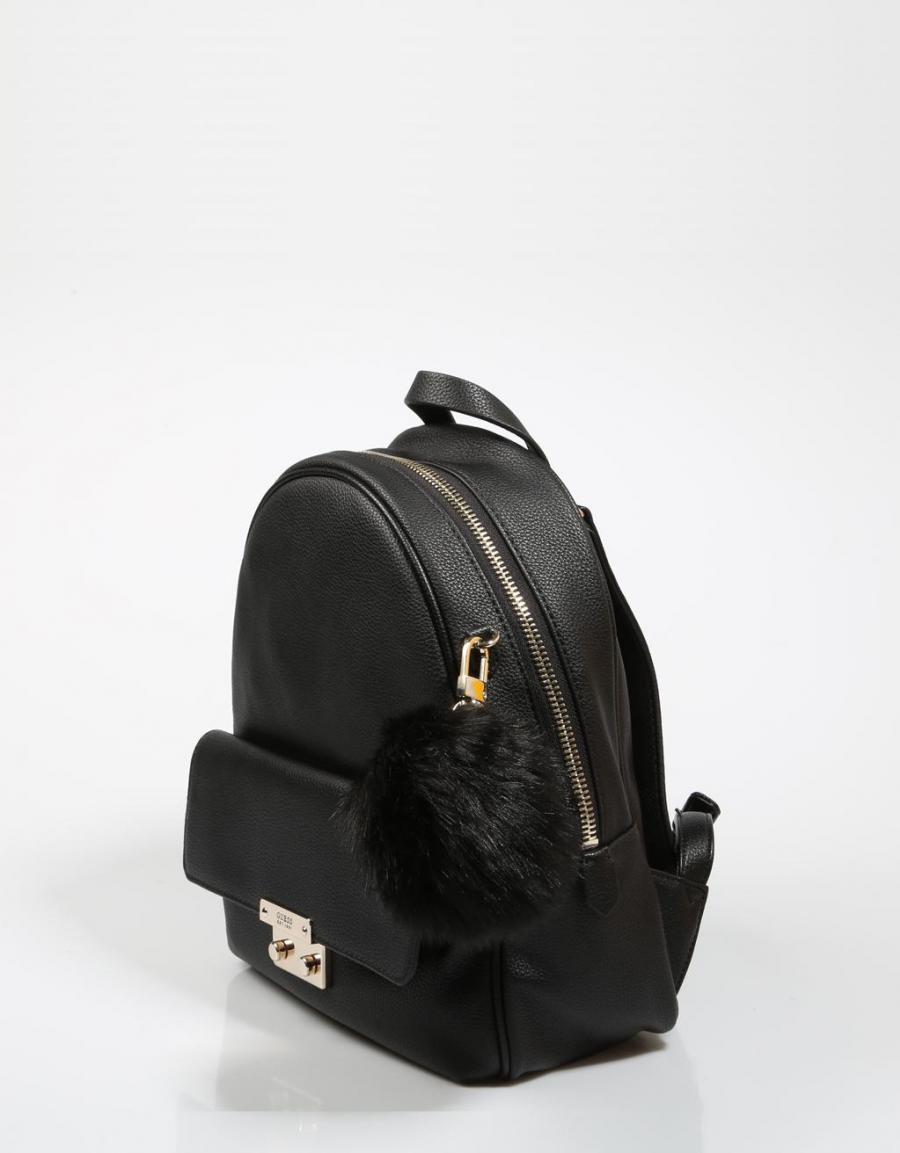 GUESS BAGS Varsity Pop Backpack Noir