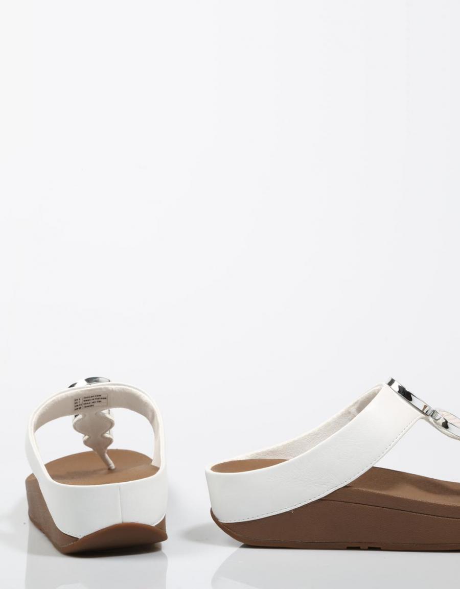 FITFLOP Halo Toe Thong Sandals White