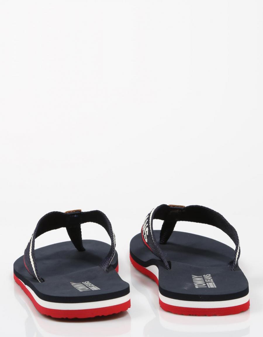 TOMMY HILFIGER Tommy Jeans Low Beach Sandal Azul marino