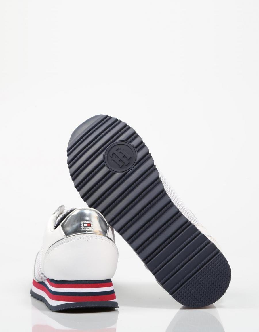 TOMMY HILFIGER Tommy Corporate Flag Sneaker Branco
