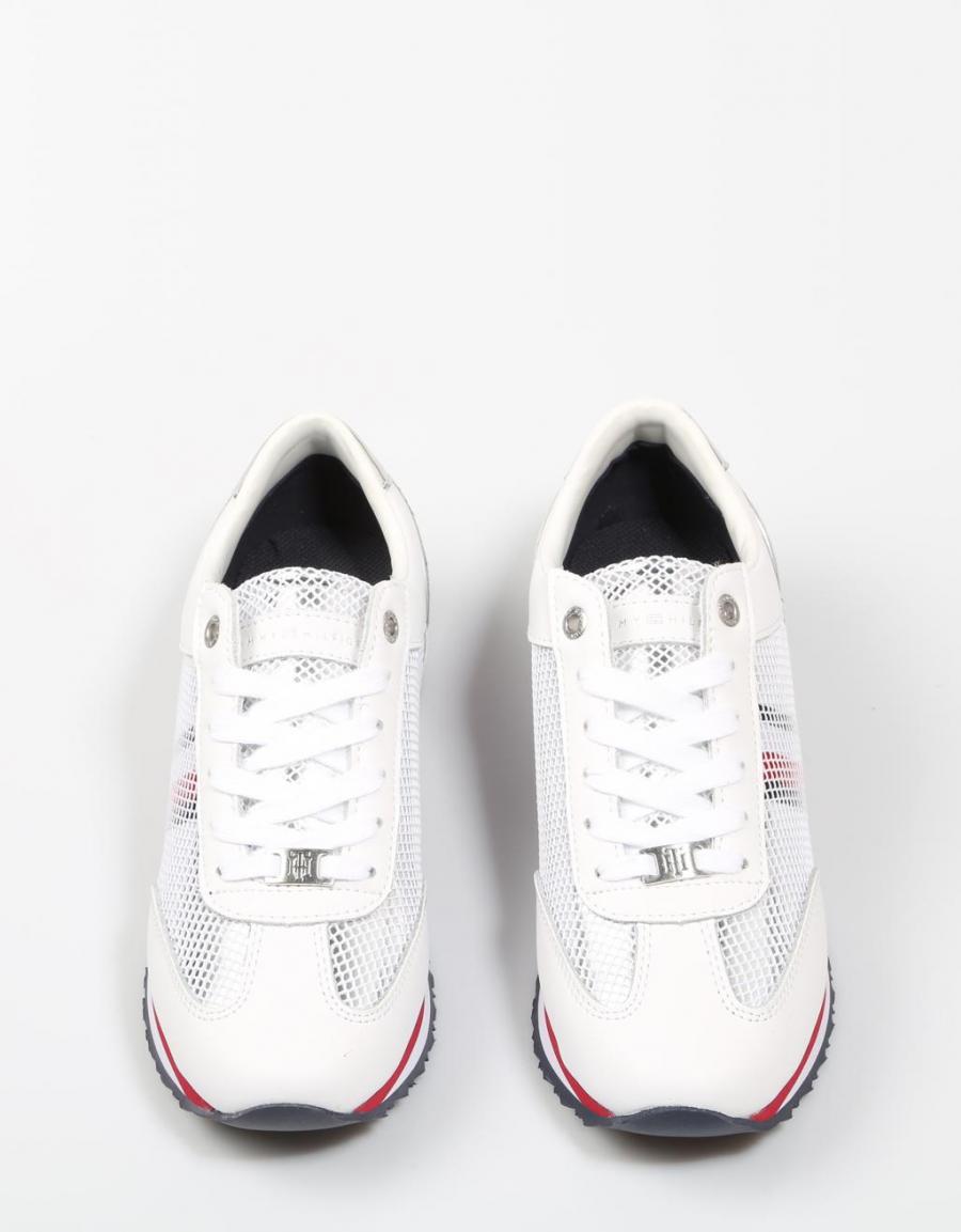 TOMMY HILFIGER Tommy Corporate Flag Sneaker Branco