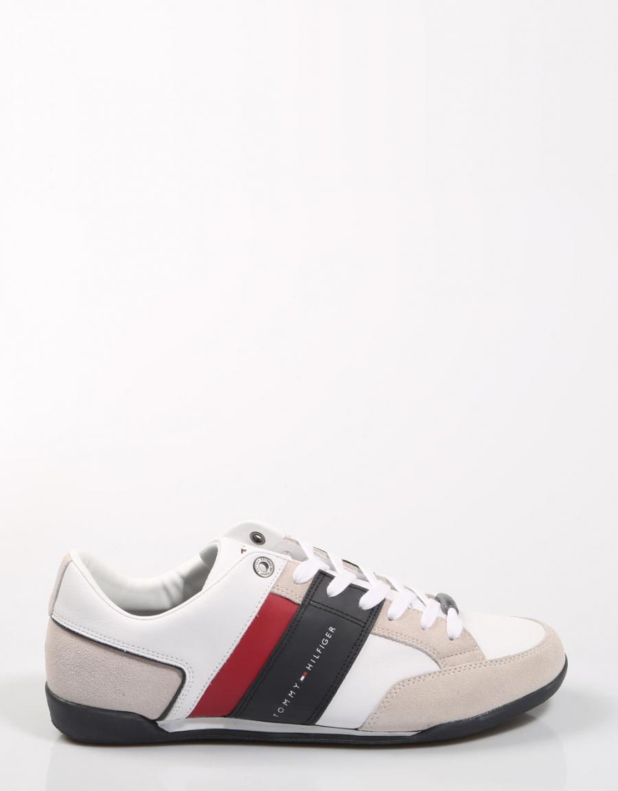 TOMMY HILFIGER Corporate Material Mix Cupsole Branco