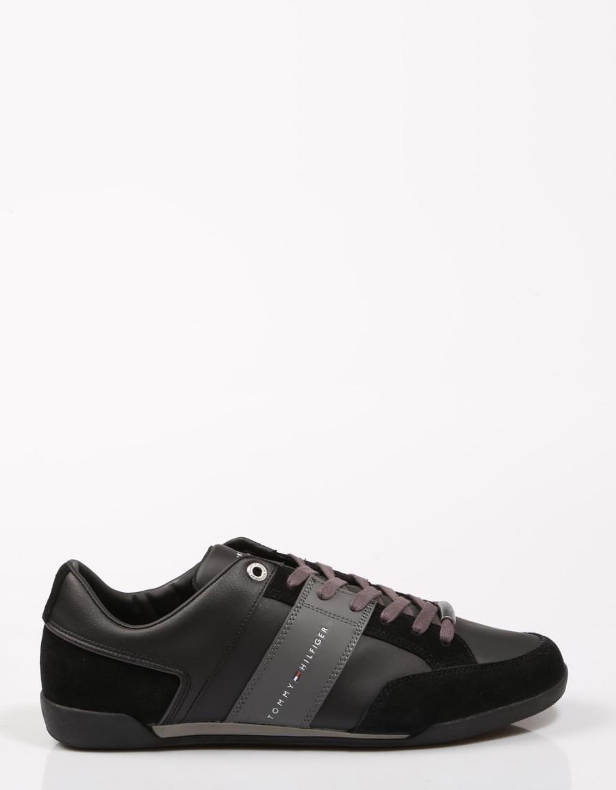TOMMY HILFIGER Corporate Material Mix Cupsole Negro