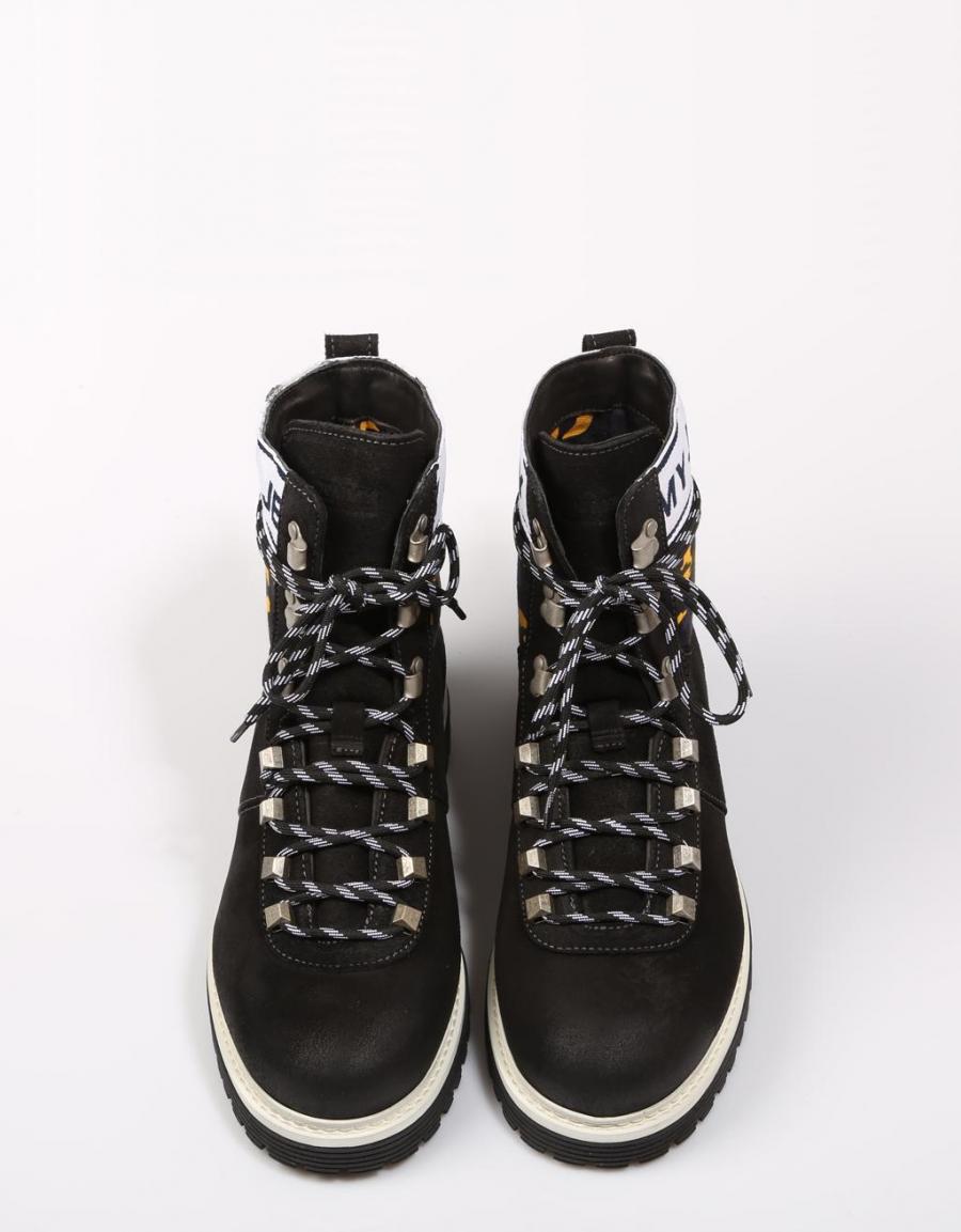 TOMMY HILFIGER Tommy Jeans Camo Hiking Boot Black