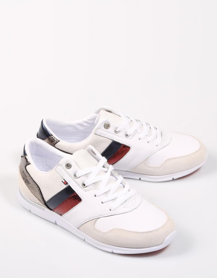 TOMMY HILFIGER Leather Light Sneaker White