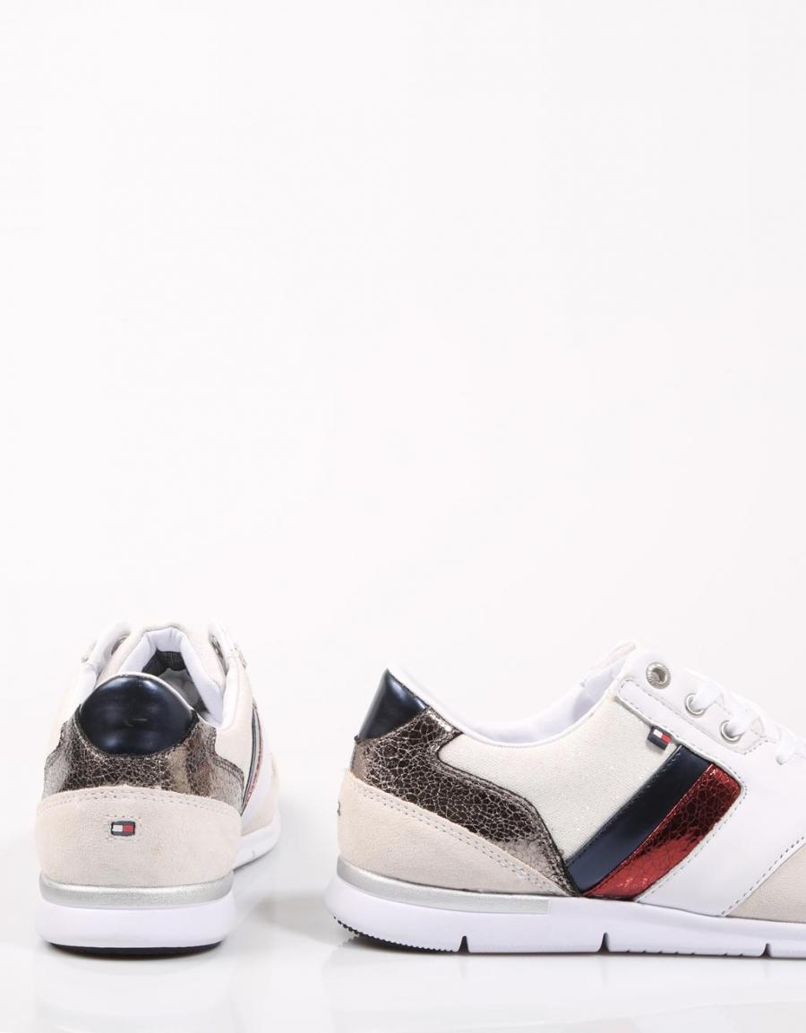 TOMMY HILFIGER Leather Light Sneaker White