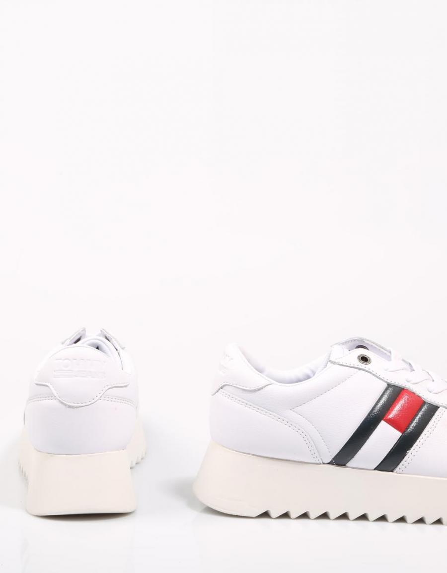 TOMMY HILFIGER High Cleated Sneaker Blanc
