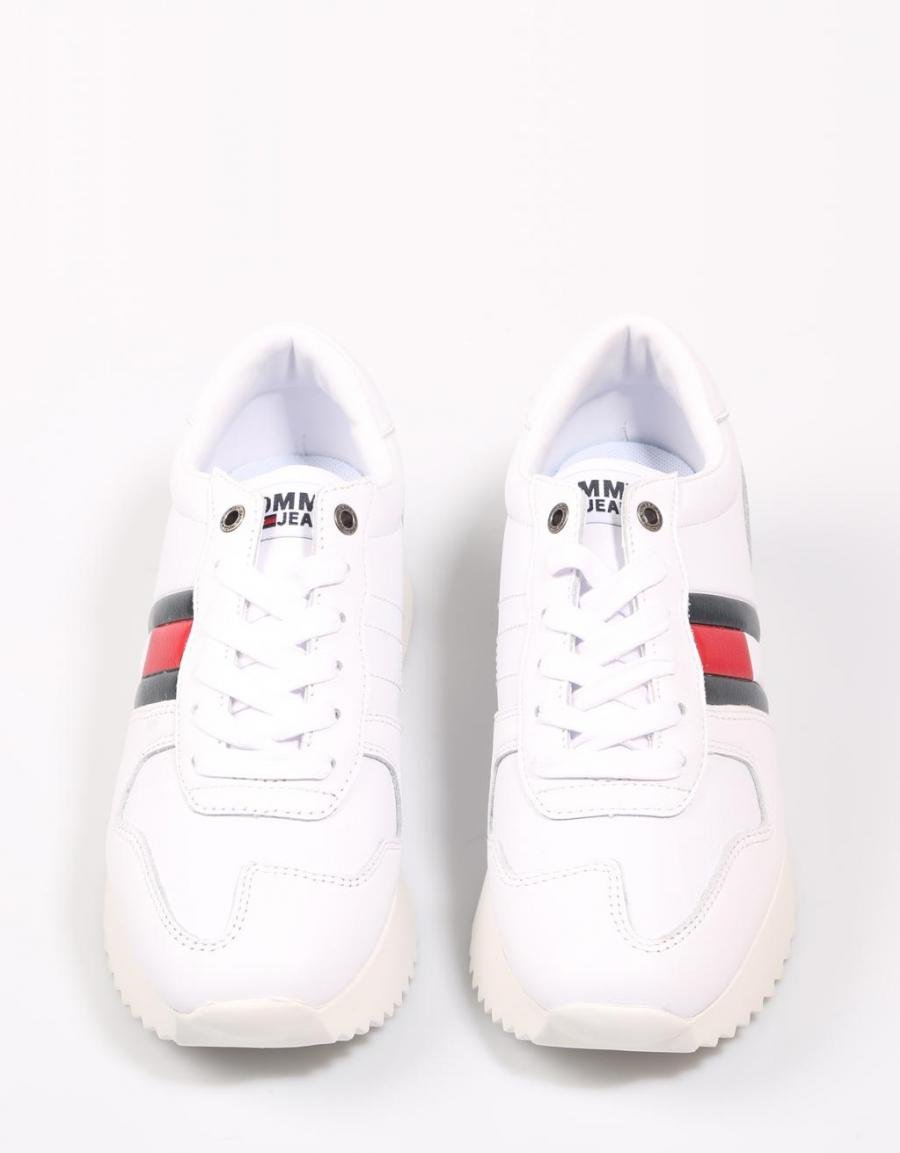 TOMMY HILFIGER High Cleated Sneaker White