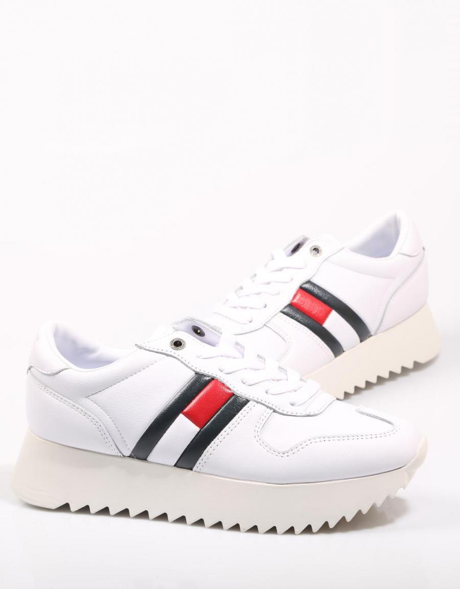 TOMMY HILFIGER High Cleated Sneaker Branco