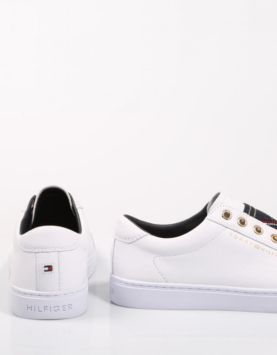 TOMMY HILFIGER Stud Elastic Essential Sneaker White