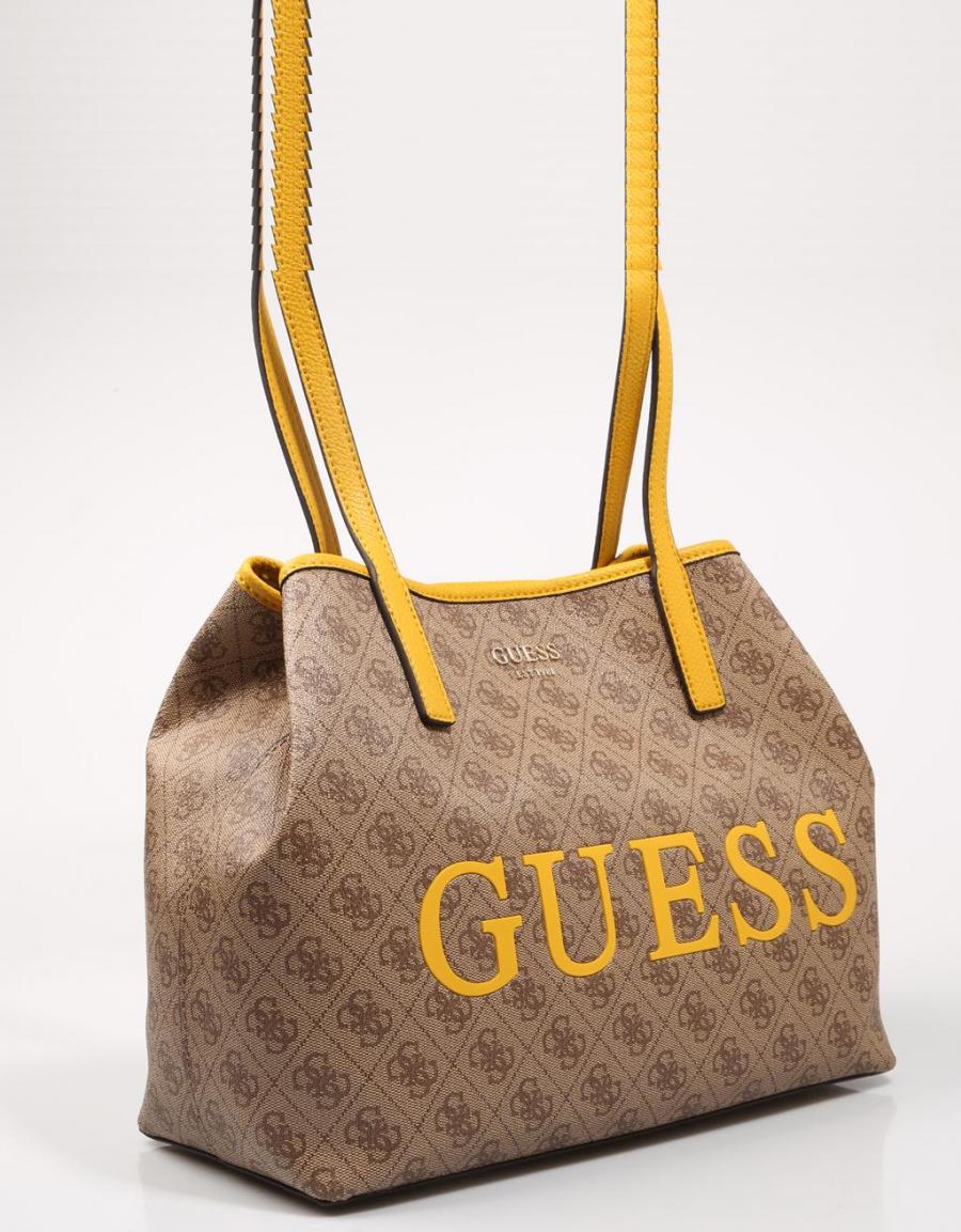GUESS BAGS Vikky Tote Brown