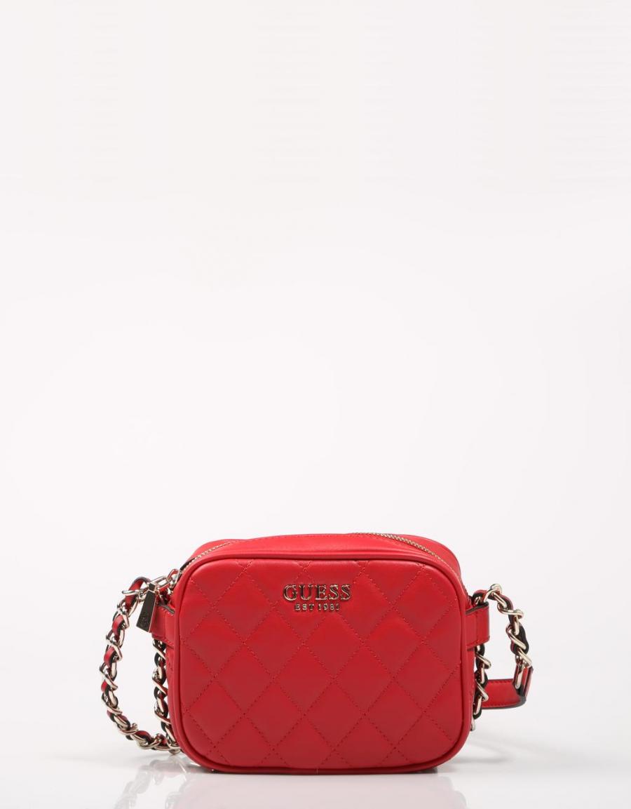 GUESS BAGS Sweet Candy Mini Xbody Top Zip Rouge