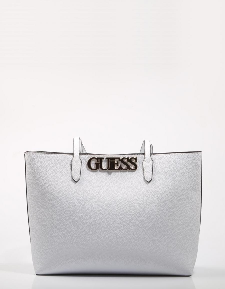 GUESS BAGS Uptown Chic Barcelona Tote Blanc
