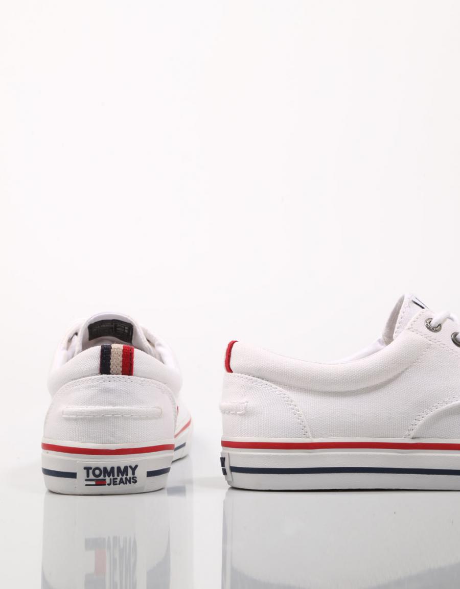 TOMMY HILFIGER Tommy Jeans Textile Sneaker Blanc