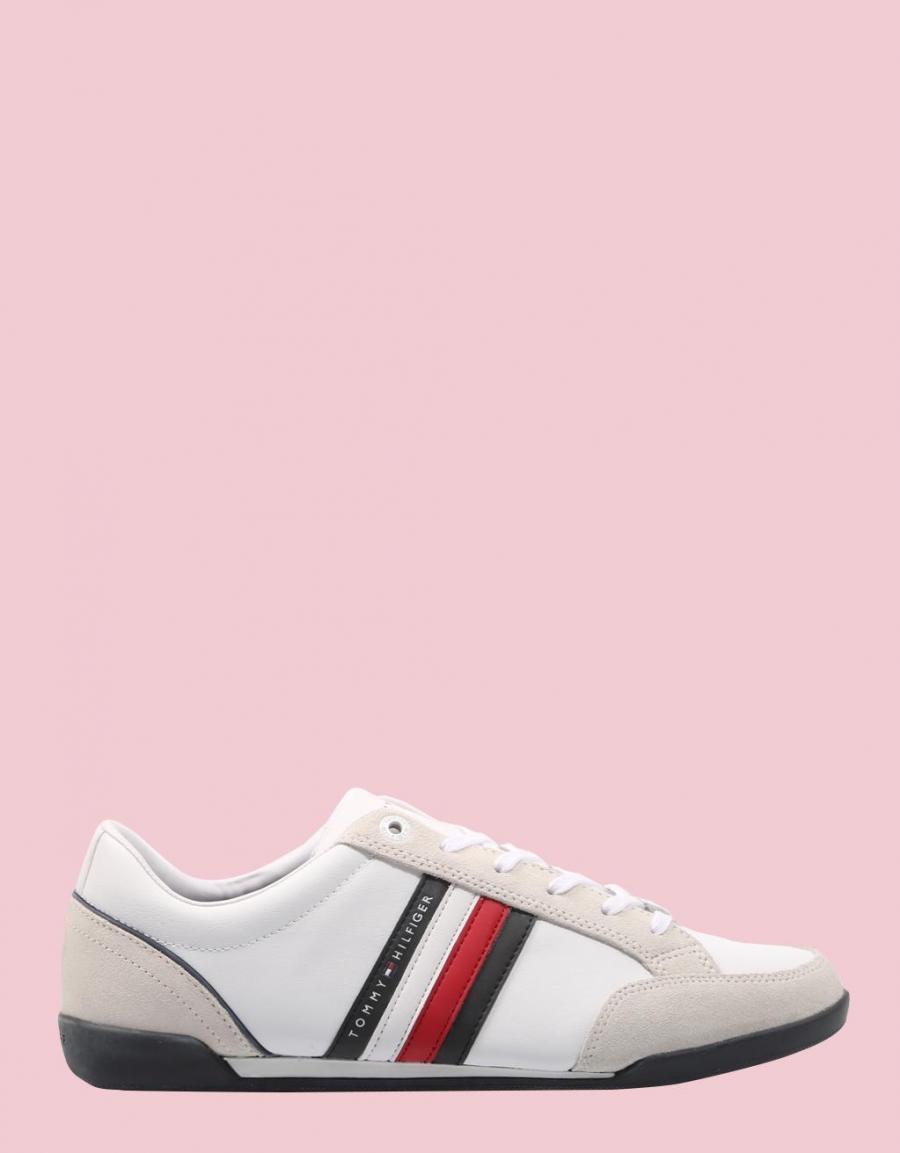 TOMMY HILFIGER Corporate Material Mix Cupsole Branco