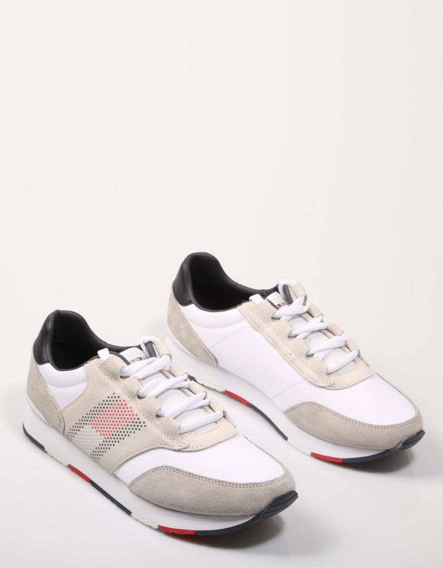 TOMMY HILFIGER Corporate Material Mix Runner Branco