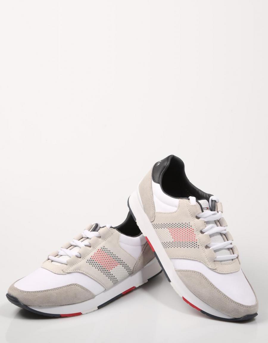 TOMMY HILFIGER Corporate Material Mix Runner Blanco