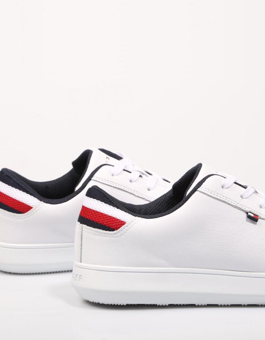 TOMMY HILFIGER Essential Leather Detail Cupsole Branco