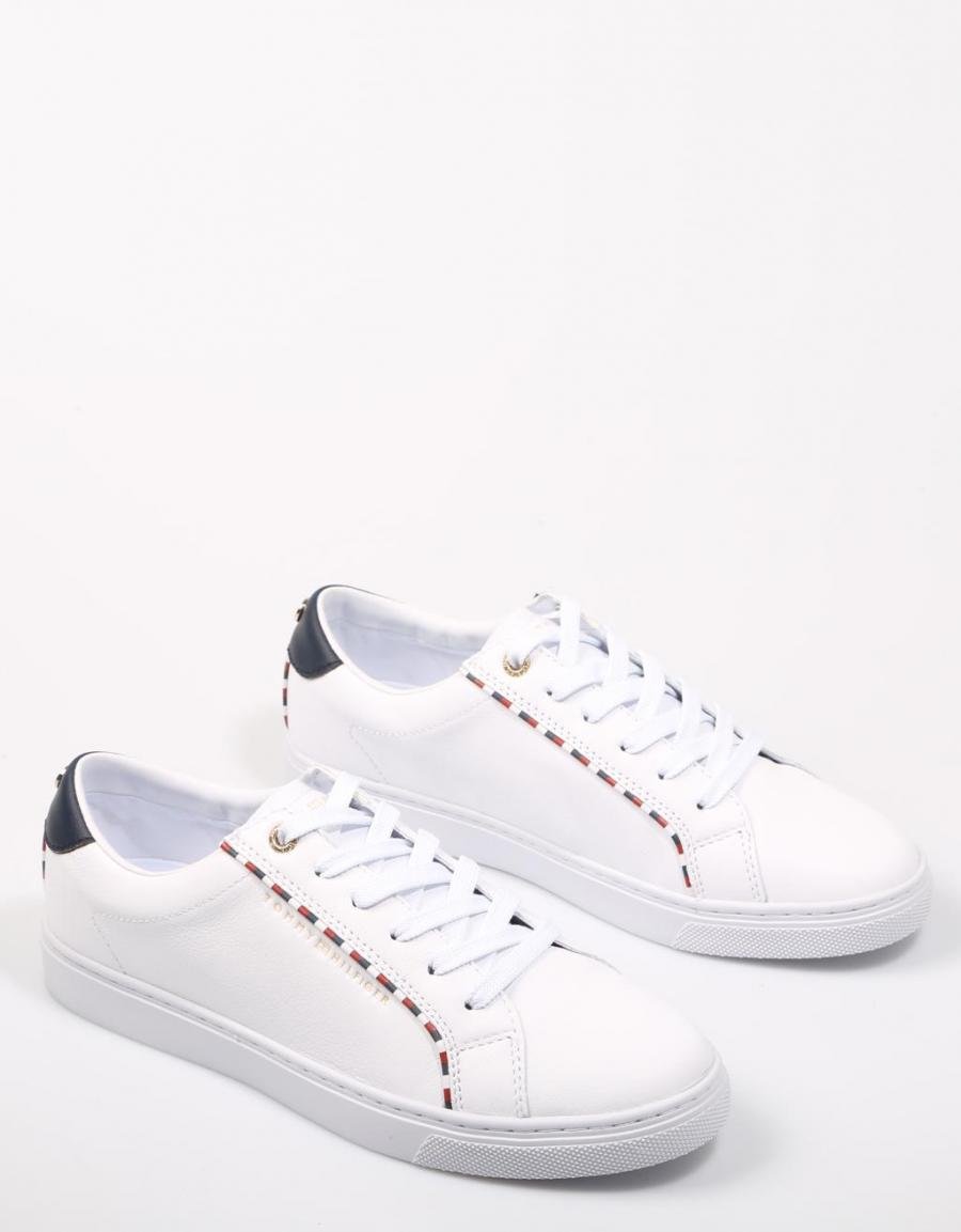 TOMMY HILFIGER Corporate Detail Sneaker Blanc