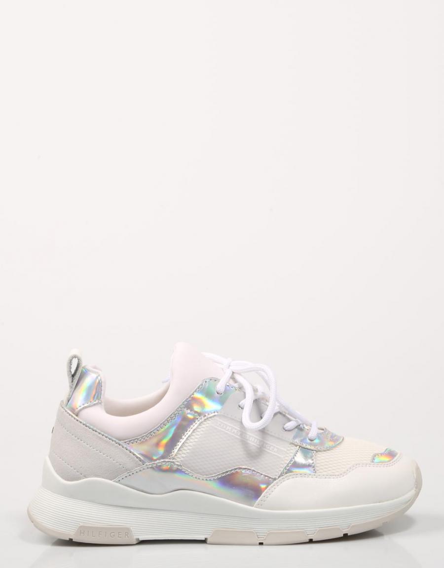 TOMMY HILFIGER Lifestyle Iridescent Sneaker White