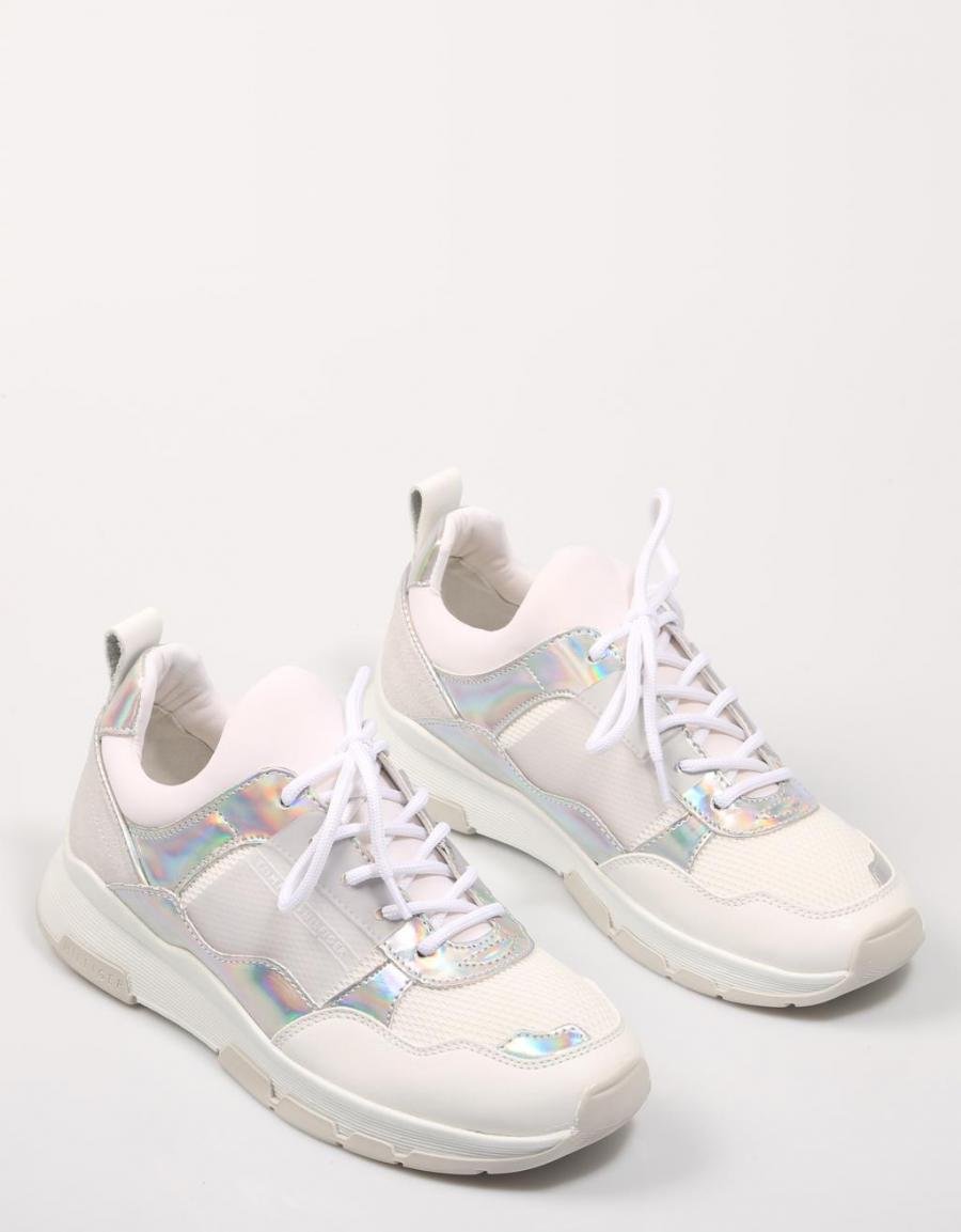 TOMMY HILFIGER Lifestyle Iridescent Sneaker White
