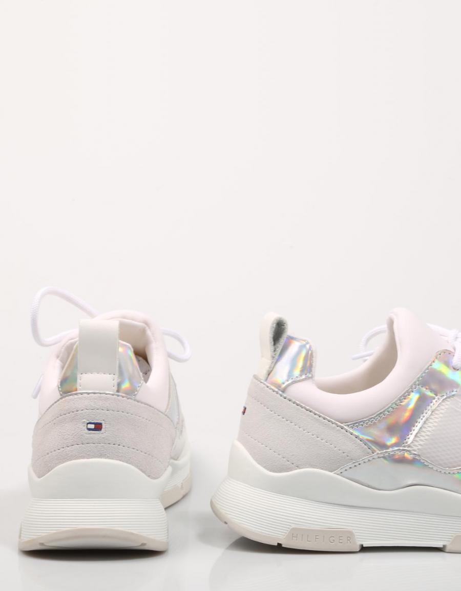 TOMMY HILFIGER Lifestyle Iridescent Sneaker Blanco