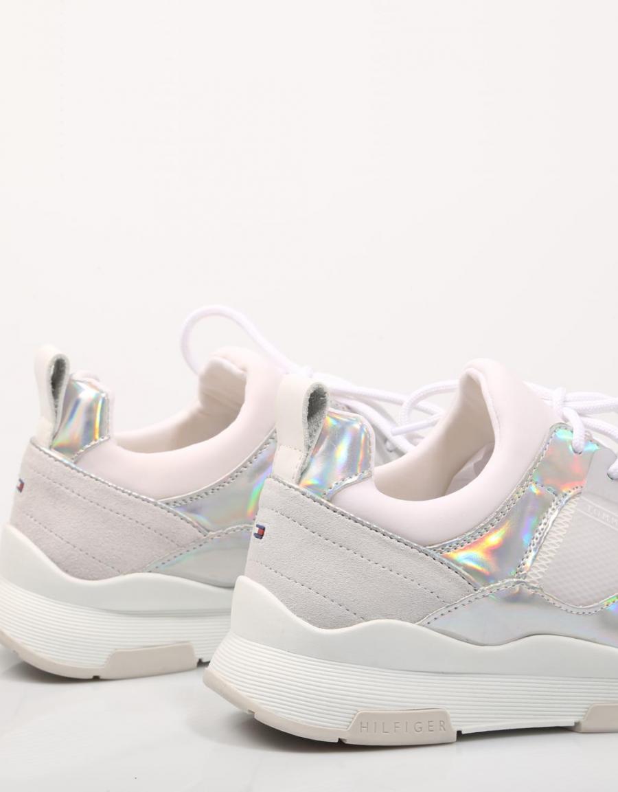 TOMMY HILFIGER Lifestyle Iridescent Sneaker Blanco