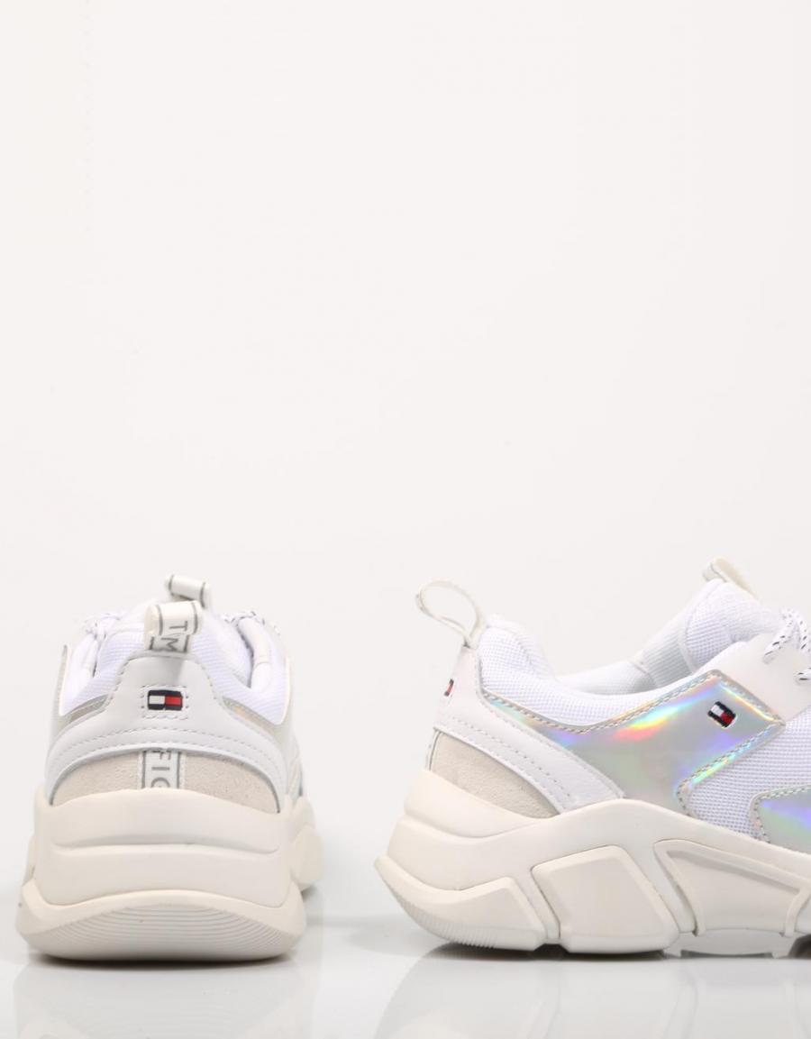 TOMMY HILFIGER Wmns Iridescent Chunky Sneaker Branco