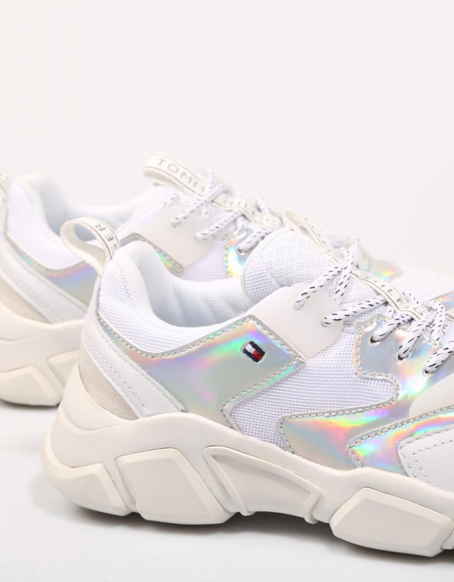 TOMMY HILFIGER Wmns Iridescent Chunky Sneaker Branco