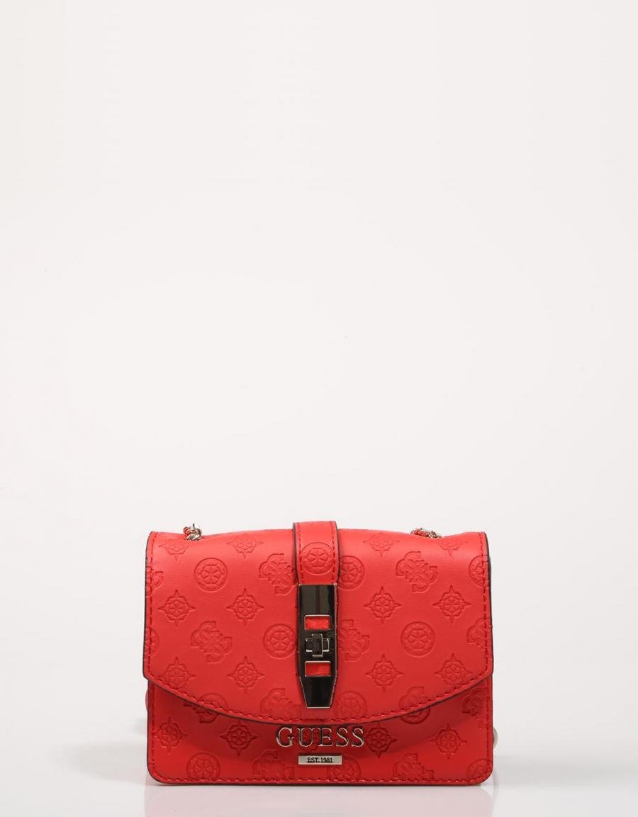 GUESS BAGS Peony Classic Mini Xbody Flap Red