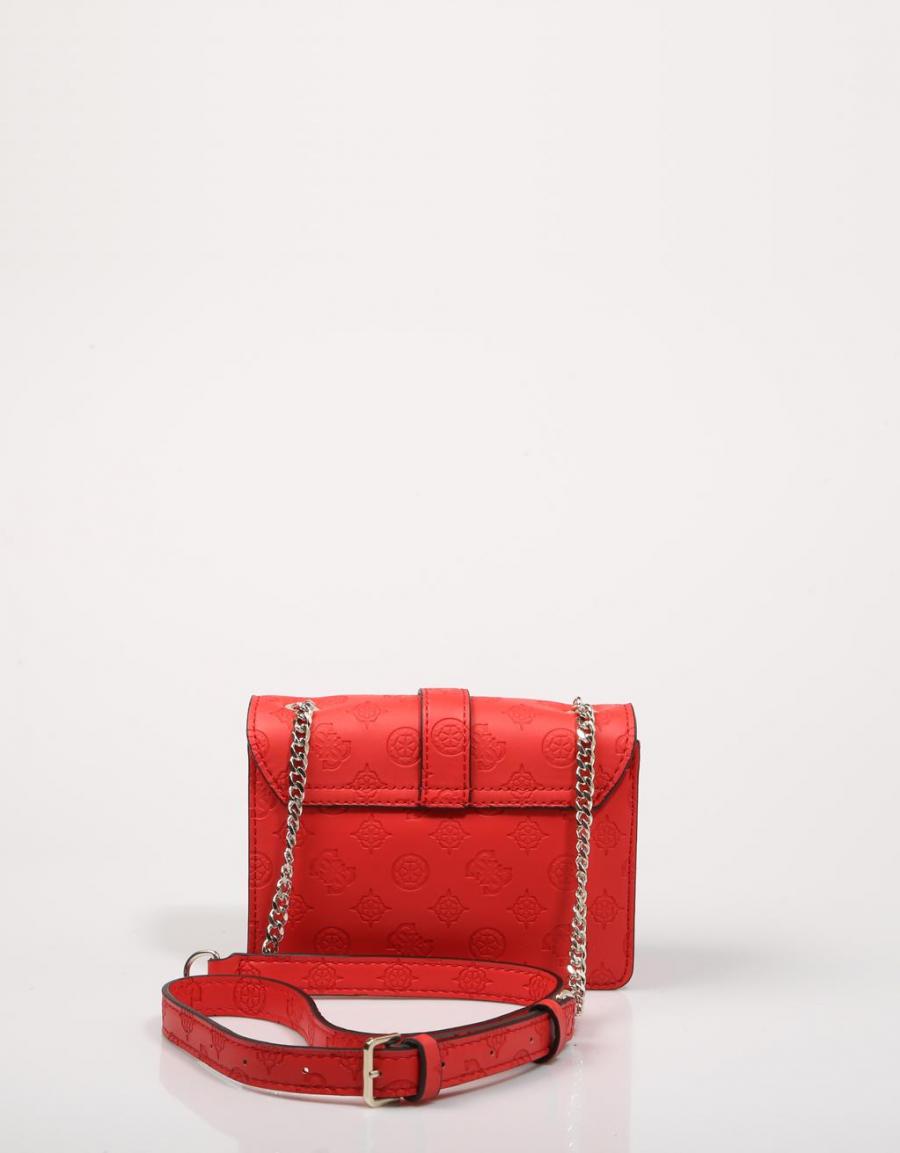 GUESS BAGS Peony Classic Mini Xbody Flap Red