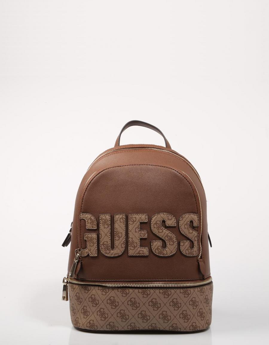 GUESS BAGS Skye Large Backpack Brown