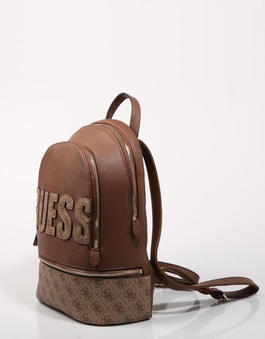 GUESS BAGS Skye Large Backpack Marron