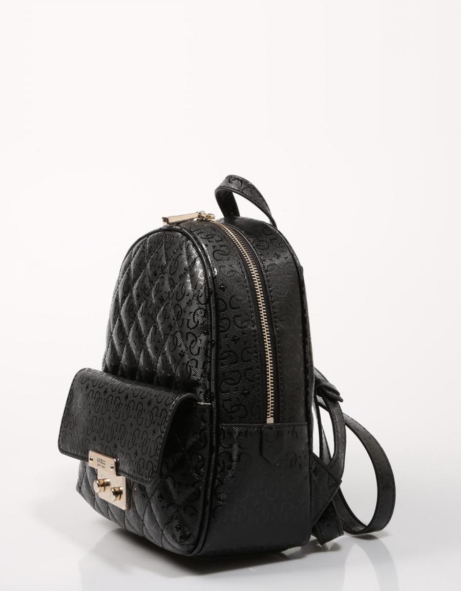 GUESS BAGS Tiggy Bowery Backpack Negro